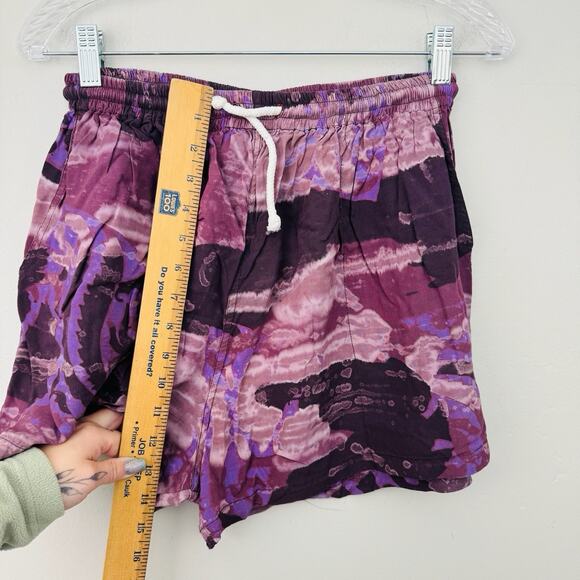 Jalan Jalan Purple Watercolor Shorts Women’s Free Size - Picture 3 of 8